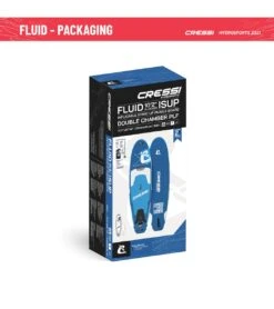 CRESSI Fluid All Round Dc 10'2'' Inflatable SUP Set -Spectrum Xcel Shop 6856351121576 bluewhite 10a