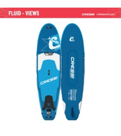CRESSI Fluid All Round Dc 10'2'' Inflatable SUP Set -Spectrum Xcel Shop 6856351121576 bluewhite 12a