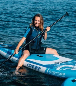 CRESSI Fluid All Round Dc 10'2'' Inflatable SUP Set -Spectrum Xcel Shop 6856351121576 bluewhite 8a