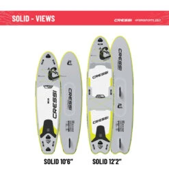 CRESSI Solid Tandem Dc 12'2'' Inflatable SUP -Spectrum Xcel Shop 6856351613096 grey 11a