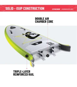 CRESSI Solid Tandem Dc 12'2'' Inflatable SUP -Spectrum Xcel Shop 6856351613096 grey 13a