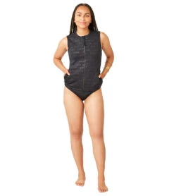 Stella Zip Up Insulated Swim Vest -Spectrum Xcel Shop 6951294075048 blackcascadeembossed 4a