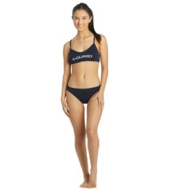 Women's Open V Back Lifeguard Two Piece Swimsuit Set -Spectrum Xcel Shop 6953902473384 navy 4a
