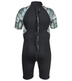 Xcel Youth Axis 2MM Spring Suit -Spectrum Xcel Shop 7088932421800 blackgreencamo 3a