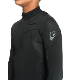 Quiksilver Boys' 3/2MM Sessions Back Zip Full Wetsuit -Spectrum Xcel Shop 7118462058664 black 5a