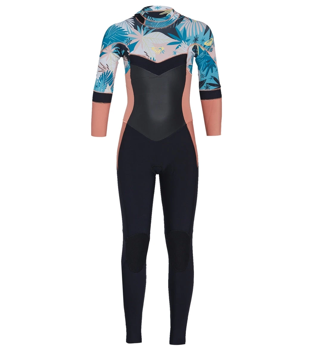 Roxy Youth 3/2MM Syncro Back Zip Fullsuit Wetsuit 2 Roxy Youth 3/2MM Syncro Back Zip Fullsuit Wetsuit - Image 2