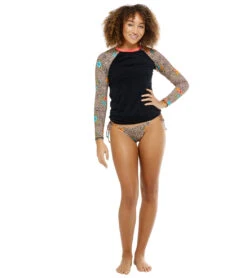 Women's Roar Parker Long Sleeve UV Rashguard -Spectrum Xcel Shop 7351096705192 multi 4a