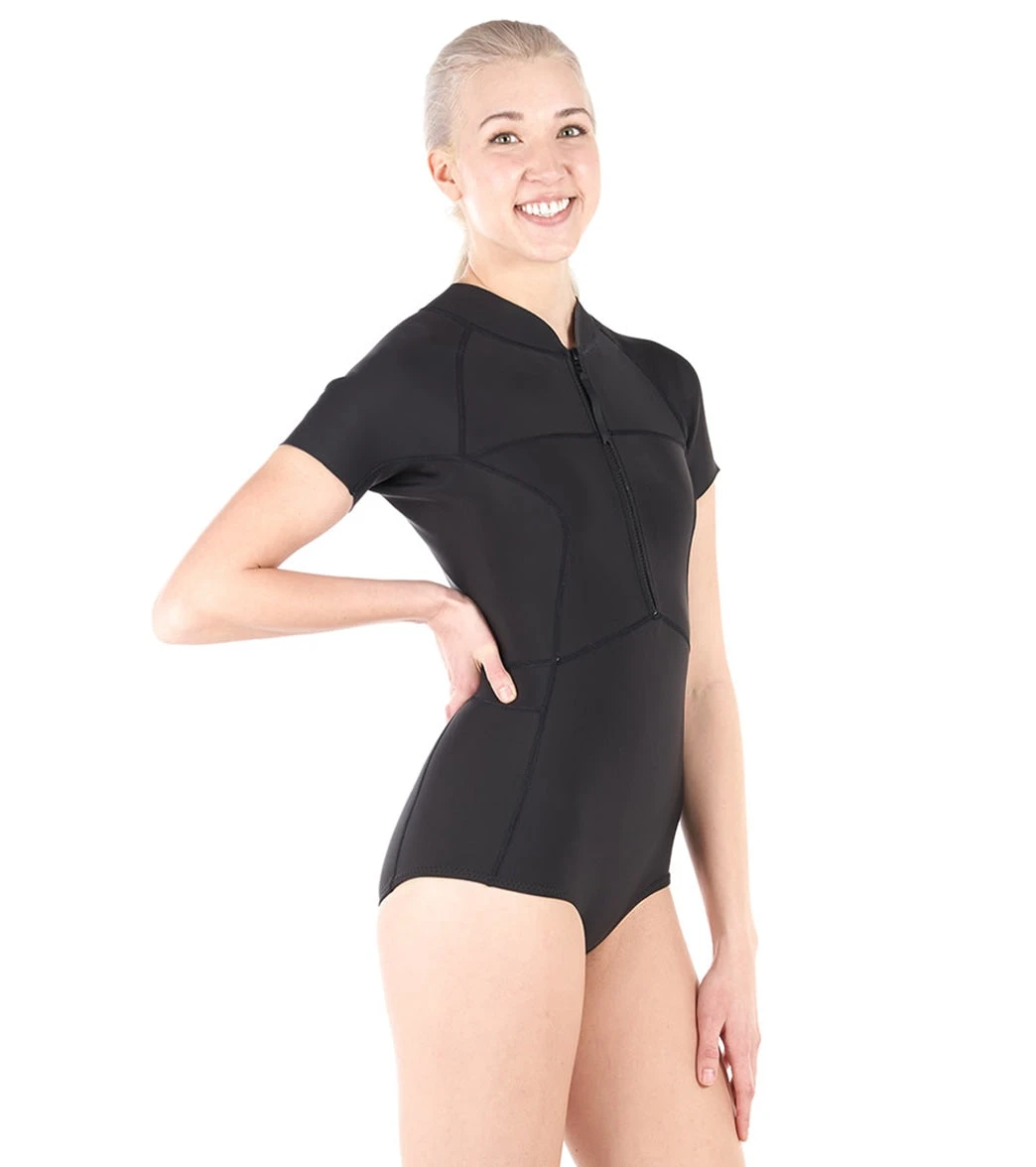 Level Six 1.2mm Neoprene Sally Short Sleeve One Piece Swimsuit 2 Level Six 1.2mm Neoprene Sally Short Sleeve One Piece Swimsuit - Image 2