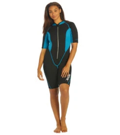 Seac 2MM Women's Ciao Springsuit Wetsuit -Spectrum Xcel Shop 7431600898216 blacklightblue 4a