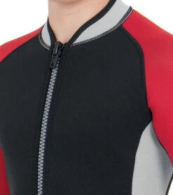 Kids 2.5mm Short Sleeve Ciao 8 Kids 2.5mm Short Sleeve Ciao -Spectrum Xcel Shop 7456266223784 blackred 4a