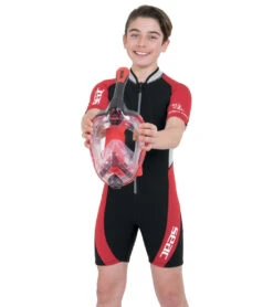 Kids 2.5mm Short Sleeve Ciao 9 Kids 2.5mm Short Sleeve Ciao -Spectrum Xcel Shop 7456266223784 blackred 5a