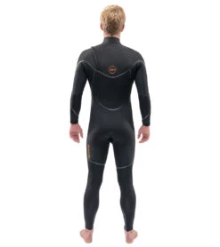 Dakine Men's 4/3mm Cyclone Chest Zip Fullsuit Wetsuit -Spectrum Xcel Shop 7463580762280 black 3a