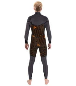 Dakine Men's 4/3mm Cyclone Chest Zip Fullsuit Wetsuit -Spectrum Xcel Shop 7463580762280 black 5a