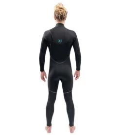 Dakine Men's 4/3mm Mission Chest Zip Fullsuit Wetsuit -Spectrum Xcel Shop 7463580893352 black 3a