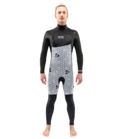 Dakine Men's 3/2mm Mission Chest Zip Fullsuit Wetsuit -Spectrum Xcel Shop 7463580958888 black 5a