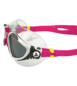 AQUASPHERE Vista Swim Mask Smoke -Spectrum Xcel Shop 7473588207784 smokelenswhitewithraspberrystrap 5a