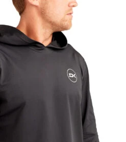 Dakine Men's Mission Hoodie Long Sleeve UPF 50 Surf Shirt -Spectrum Xcel Shop 7476053213352 black 7a