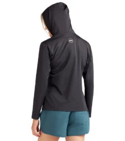 Dakine Women's Mission Hoodie Long Sleeve UPF 50 Surf Shirt -Spectrum Xcel Shop 7476060946600 black 5a