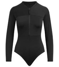 Dakine Women's HD Long Sleeve UPF 50 One Piece Swimsuit -Spectrum Xcel Shop 7476061503656 black 7a