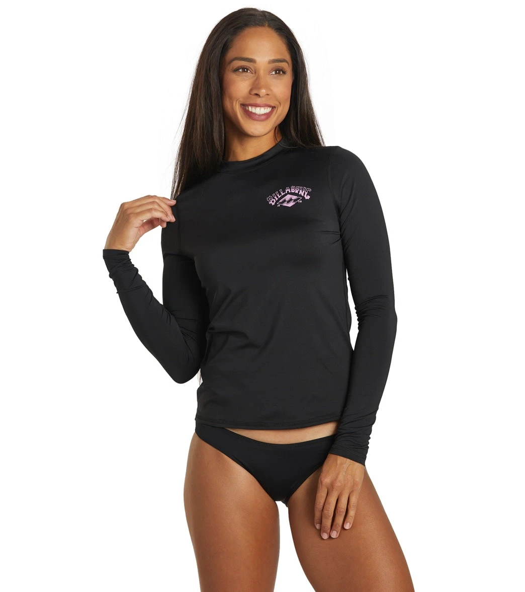 Billabong Women's Core Loose Fit Long Sleeve UPF 50 Surf Shirt 1 Billabong Women's Core Loose Fit Long Sleeve UPF 50 Surf Shirt