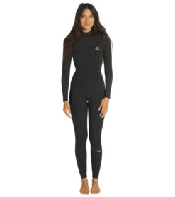 Billabong Women's 3/2mm Synergy Back Zip Fullsuit Wetsuit