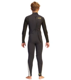 Billabong Youth 4/3mm Absolute Gbs Back Zip Fullsuit Wetsuit -Spectrum Xcel Shop 7490840887464 graphite 3a