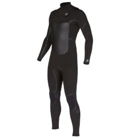 Billabong Men's 4/3mm Absolute Plus Chest Zip Fullsuit Wetsuit -Spectrum Xcel Shop 7492489871528 black 4a