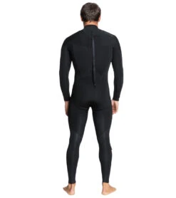 Quiksilver Men's 4/3mm Everyday Sessions Back Zip Fullsuit Wetsuit -Spectrum Xcel Shop 7499287068840 black 3a