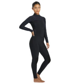 Roxy Women's 3/2mm Swell Series GBS Back Zip Fullsuit Wetsuit -Spectrum Xcel Shop 7499384946856 black 3a