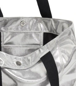 Seafolly Women's Carried Away Metallic Tote -Spectrum Xcel Shop 7515884355752 silver 3a