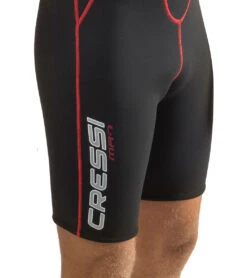 CRESSI Men's Tortuga 2.5MM Short Sleeve Springsuit Wetsuit -Spectrum Xcel Shop 7659811897512 blackred 4a