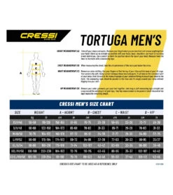 CRESSI Men's Tortuga 2.5MM Short Sleeve Springsuit Wetsuit -Spectrum Xcel Shop 7659811897512 blackred 6a
