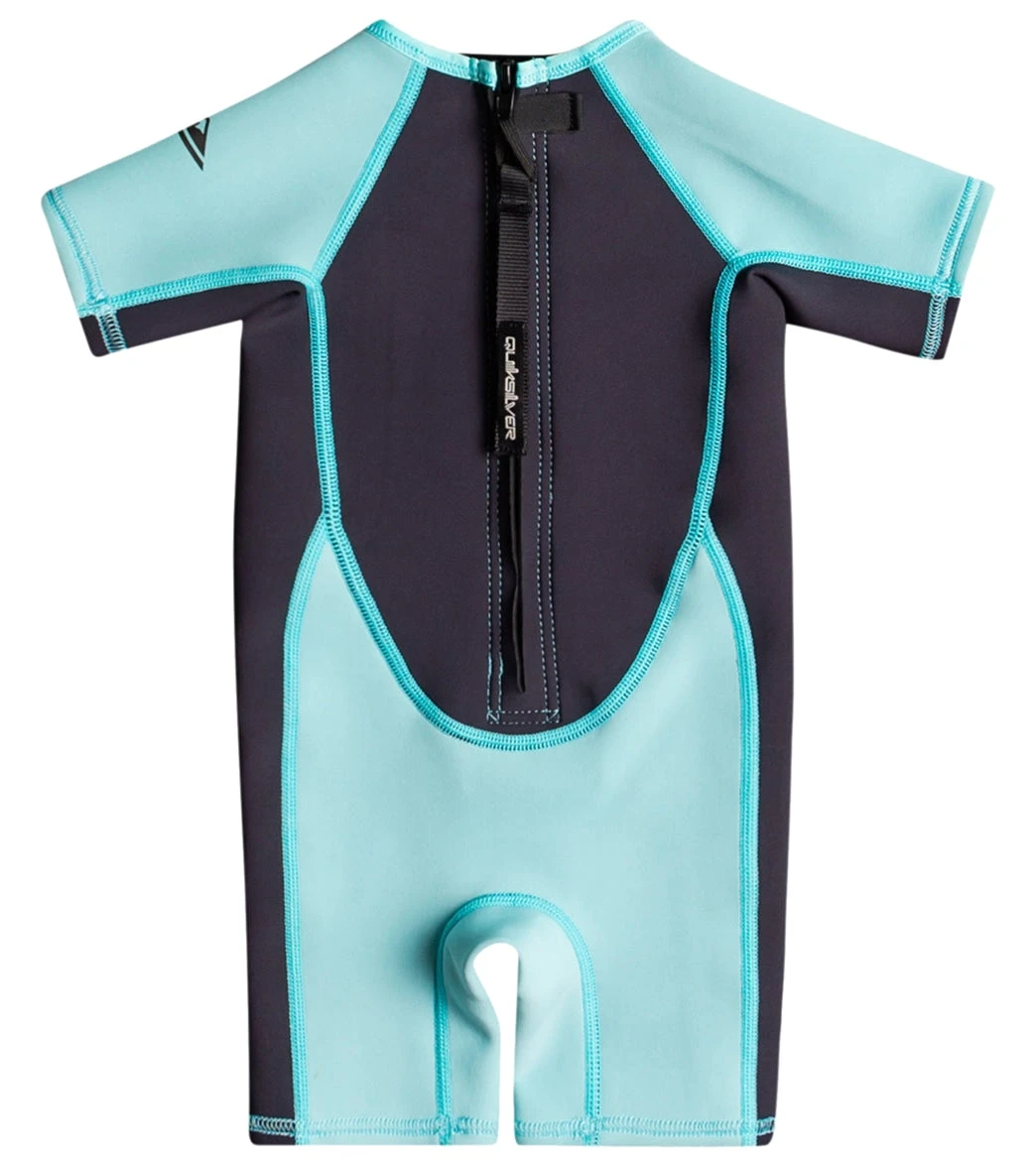 Quiksilver Youth 1.5mm Toddler Back Zip Short Sleeve Springsuit Wetsuit 2 Quiksilver Youth 1.5mm Toddler Back Zip Short Sleeve Springsuit Wetsuit - Image 2
