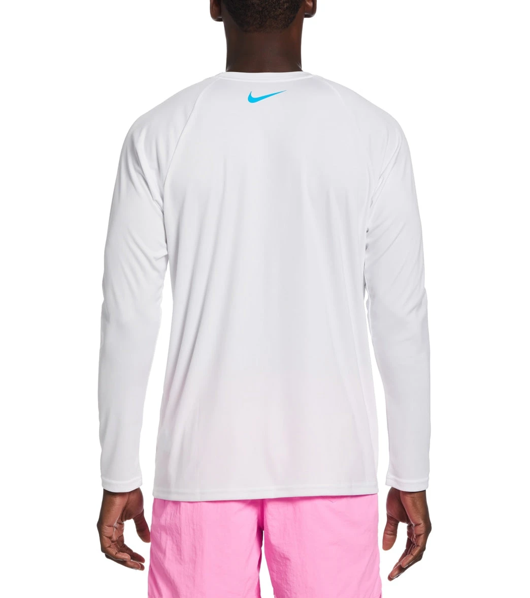 Nike Men's Hydro Long Sleeve Swim Shirt 2 Nike Men's Hydro Long Sleeve Swim Shirt - Image 2
